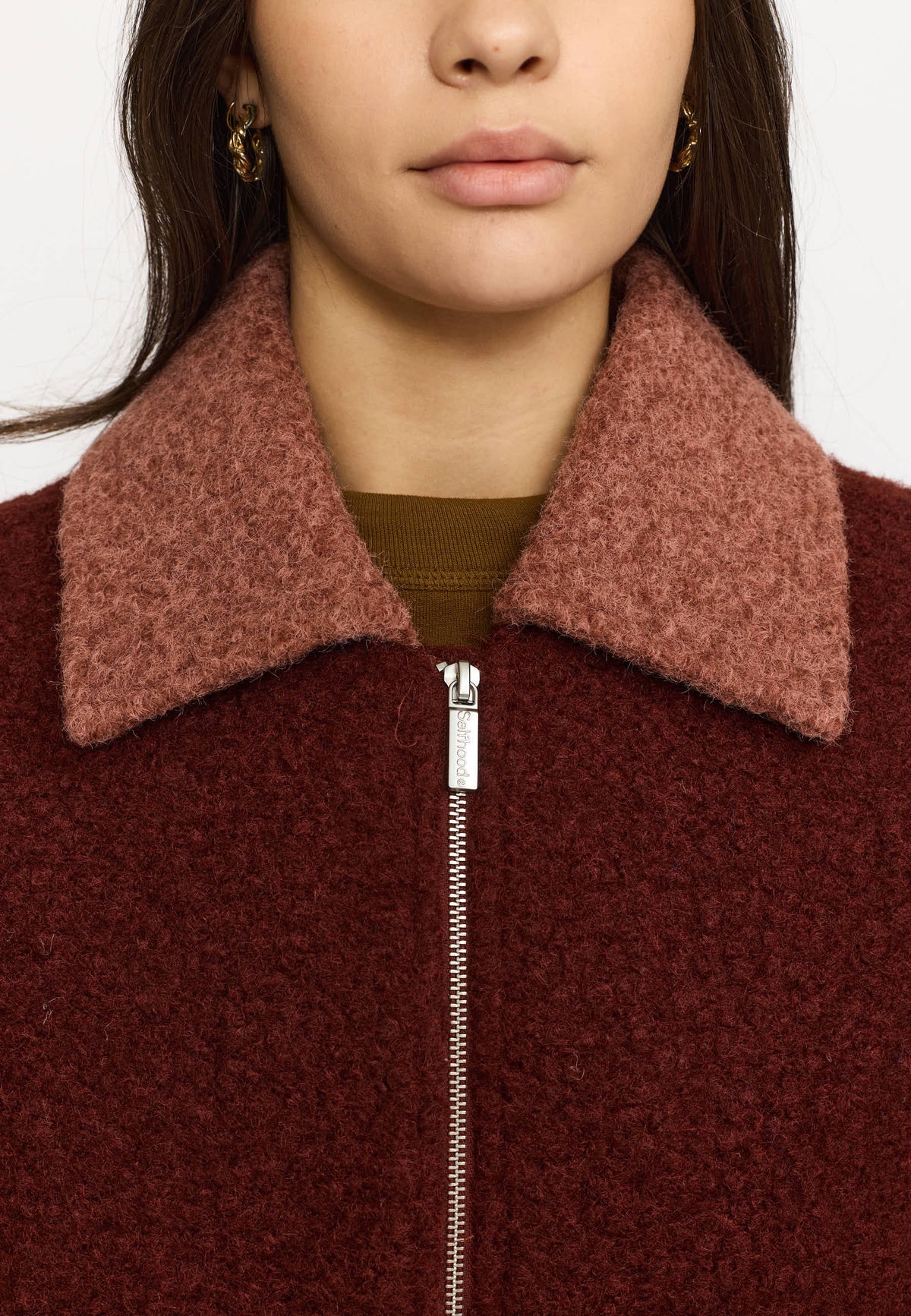 Selfhood, Short Jacket, Rust-Selfhood-Minlillebutik.dk