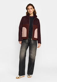 Selfhood, Block Jacket, Burgundy