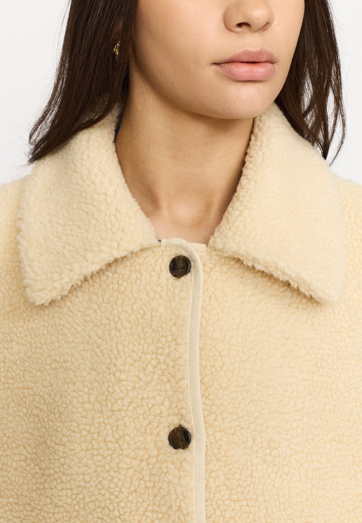 Selfhood, Teddy Block Jacket, Offwhite