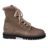 Angulus, Lace-up Støvle Med Uldfoer, Taupe-Angulus-Minlillebutik.dk