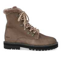 Angulus, Lace-up Støvle Med Uldfoer, Taupe-Angulus-Minlillebutik.dk