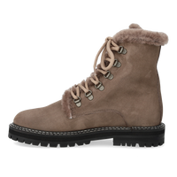 Angulus, Lace-up Støvle Med Uldfoer, Taupe-Angulus-Minlillebutik.dk