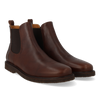 Angulus, Chelsea Støvle Med Elastik, Dark Brown-Angulus-Minlillebutik.dk