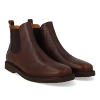 Angulus, Chelsea Støvle Med Elastik, Dark Brown-Angulus-Minlillebutik.dk