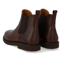 Angulus, Chelsea Støvle Med Elastik, Dark Brown-Angulus-Minlillebutik.dk