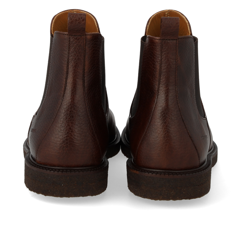 Angulus, Chelsea Støvle Med Elastik, Dark Brown-Angulus-Minlillebutik.dk