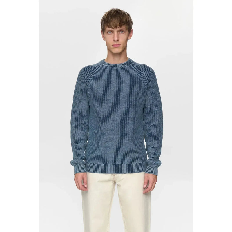 Anerkjendt, AKSune Patent Knit, Light Blue-Anerkjendt-Minlillebutik.dk