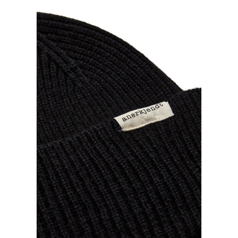 Anerkjendt, AKFelix Merino Hood, Caviar-Anerkjendt-Minlillebutik.dk