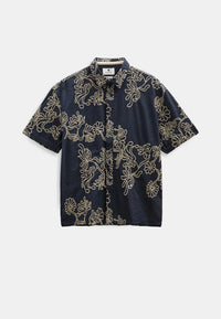 Anerkjendt, Otto EMB SS Shirt, Sky Captain