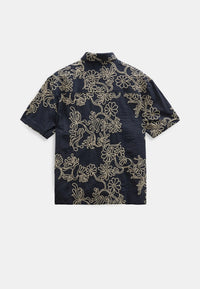 Anerkjendt, Otto EMB SS Shirt, Sky Captain