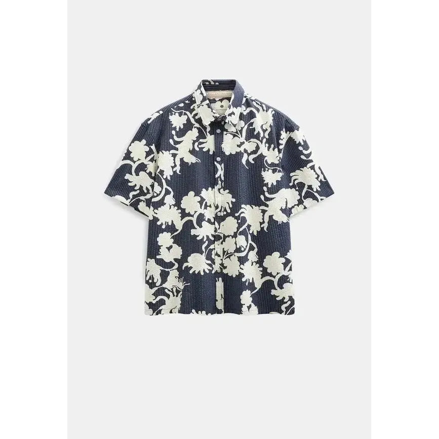 Anerkjendt, Otto AOP SS Shirt, Sky Captain-Anerkjendt-Minlillebutik.dk