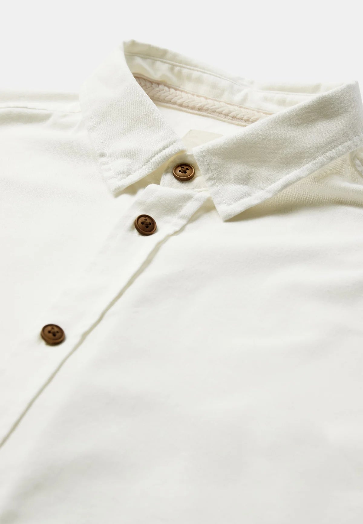 Anerkjendt, Leif COT/LINEN/VIS L/S Shirt, Tofu