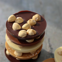 Aalborg Chokoladen, Mørk nødde-tærte m/hasselnødder 903051-Delikatesse-Minlillebutik.dk