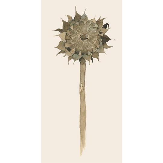 Ib Laursen, Serviet, Solsikke i forfald-Ib Laursen-Minlillebutik.dk