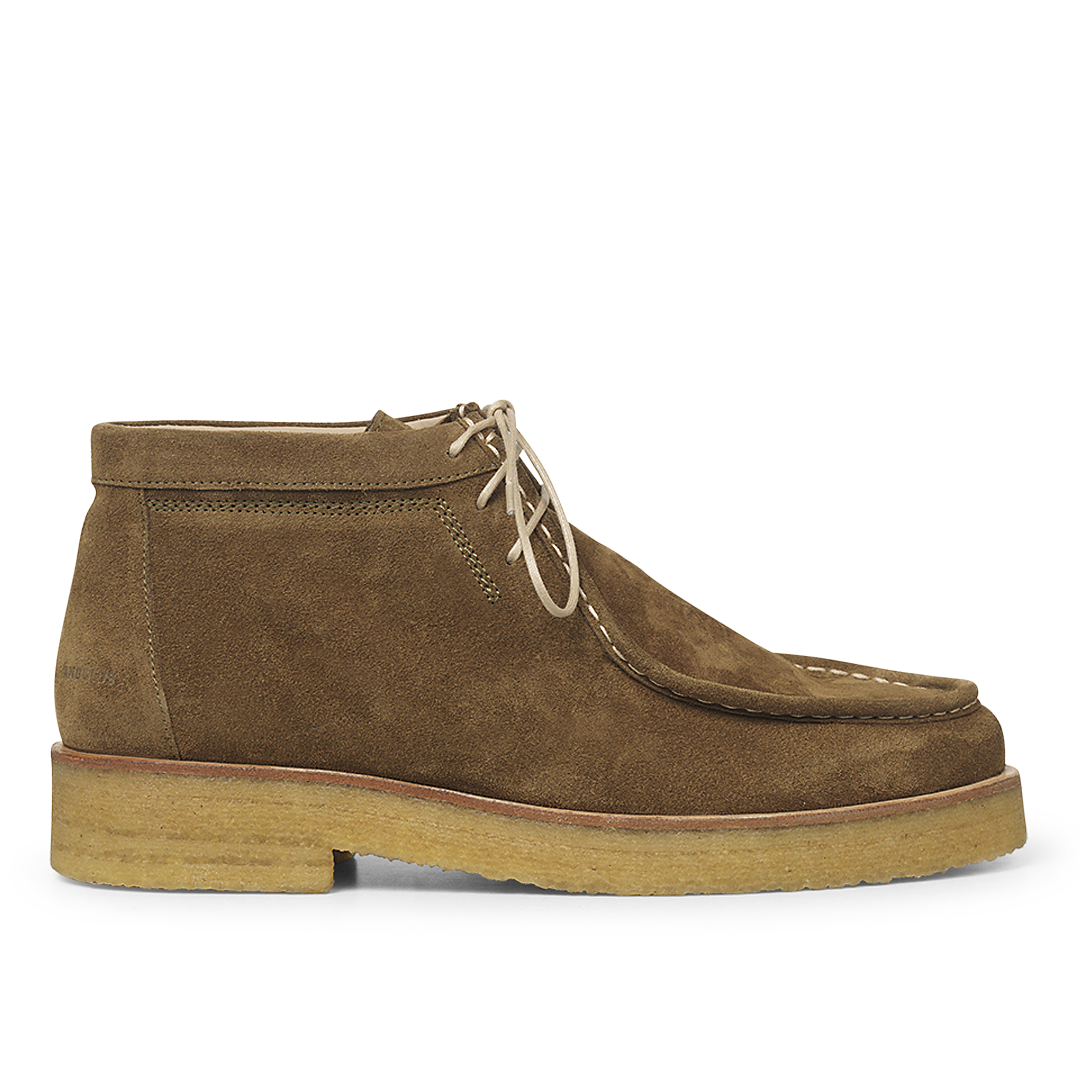 Angulus, Langskaftet Snørestøvle, Mustard-Angulus-Minlillebutik.dk