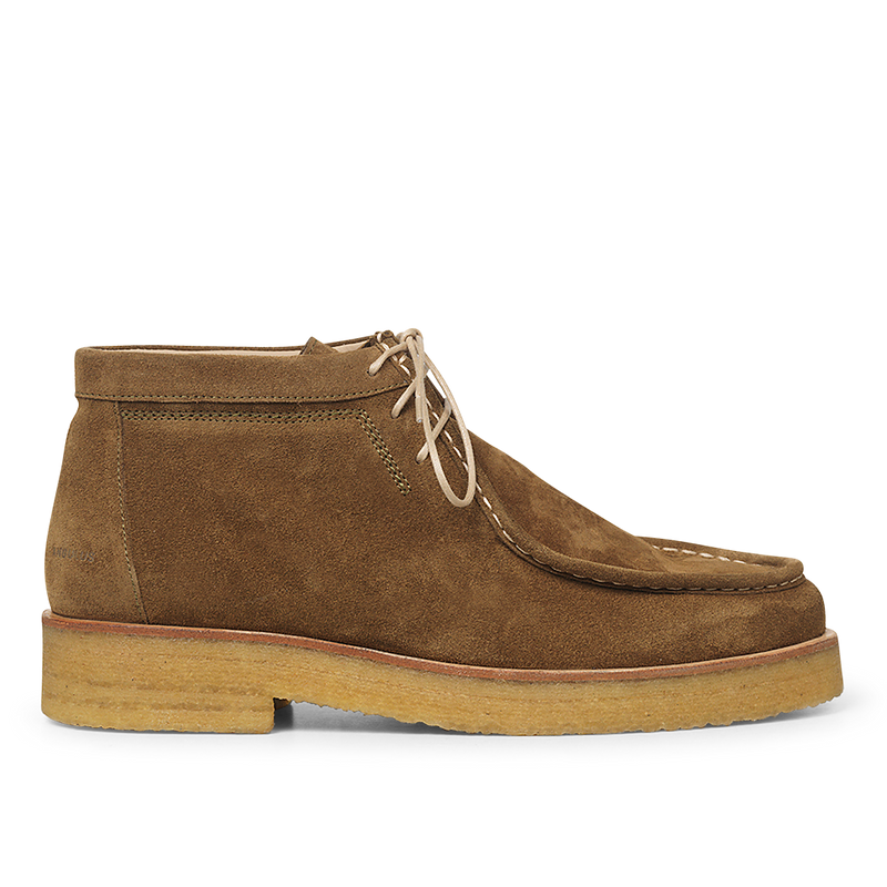 Angulus, Langskaftet Snørestøvle, Mustard-Angulus-Minlillebutik.dk