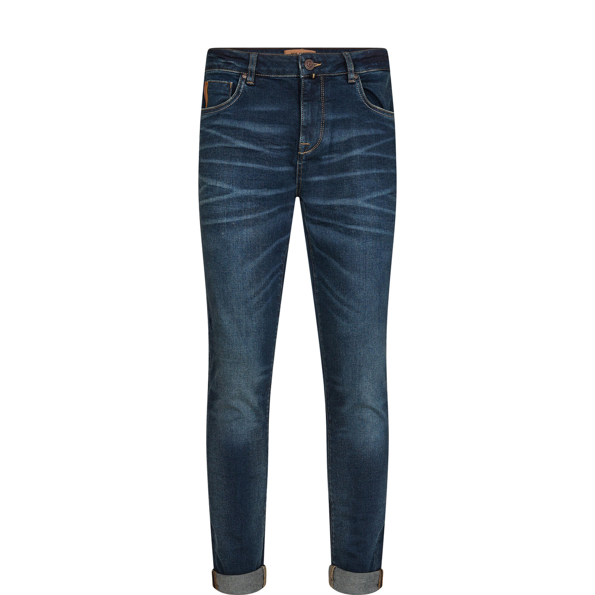 Mos Mosh Gallery, MMGEric Verona Jeans, Dark Blue Denim-Mos Mosh Gallery-Minlillebutik.dk