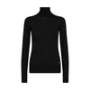 Mos mosh, MMRelena highneck knit, Black