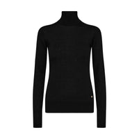 Mos mosh, MMRelena highneck knit, Black