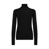 Mos mosh, MMRelena highneck knit, Black