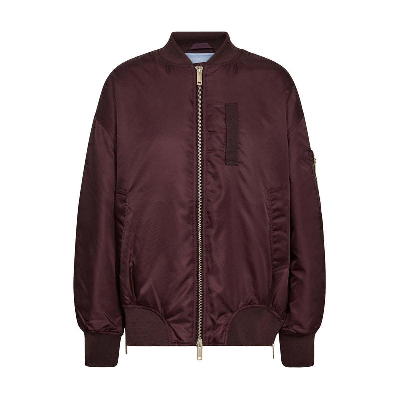 Mos Mosh, MMRuby Bomber Jacket, Fudge-Mos Mosh-Minlillebutik.dk