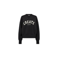 Mos Mosh, Celli O-LS Sweatshirt, Phantom-Mos Mosh-Minlillebutik.dk