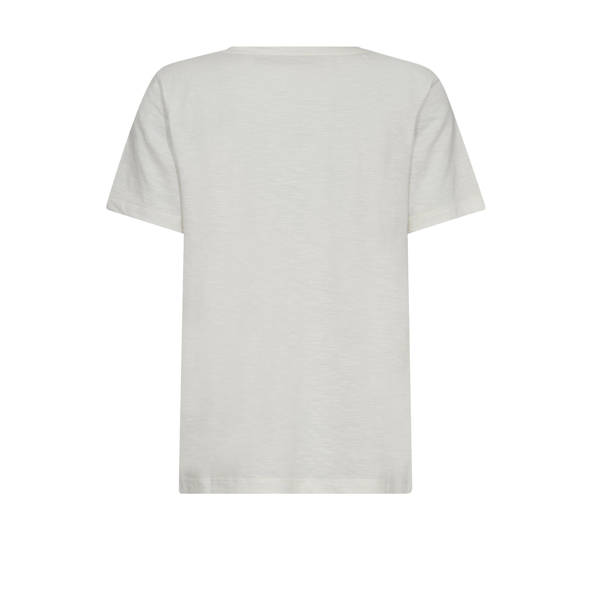 Mos Mosh, MMKylah O-SS Deco Tee, Ecru-Mos Mosh-Minlillebutik.dk