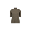 Mos Mosh, Relena Turtleneck SS Knit, Falcon-Mos Mosh-Minlillebutik.dk