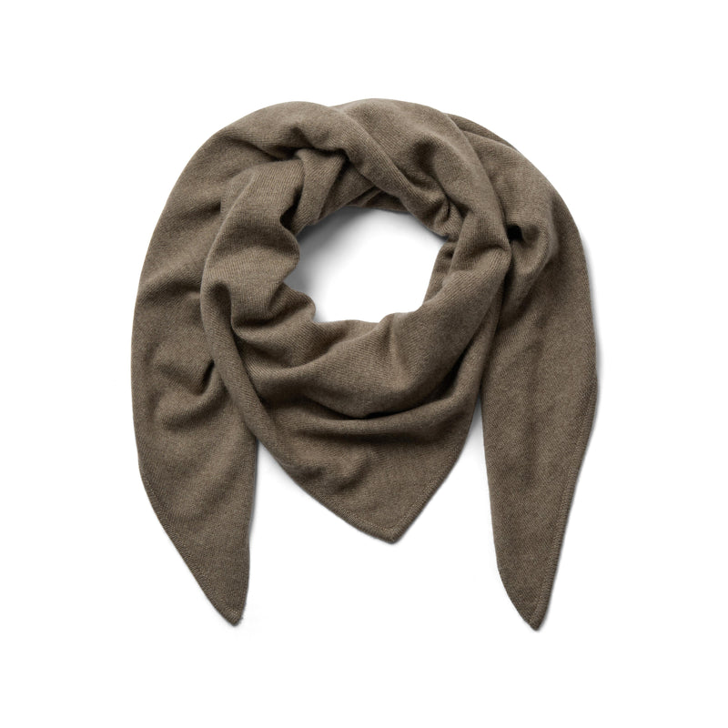Mos Mosh, MMEnata Cashmere Knit Scarf, Brindle-Mos Mosh-Minlillebutik.dk