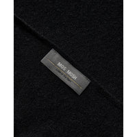 Mos Mosh, MMEnata Cashmere Knit Scarf, Black-Mos Mosh-Minlillebutik.dk