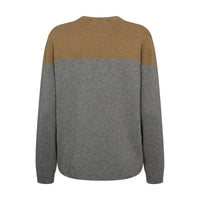 Mos Mosh, MMFast Tani LS Knit, Grey Melange-Mos Mosh-Minlillebutik.dk