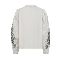 Mos Mosh, MMMysa Popli Shirt, Ecru-Mos Mosh-Minlillebutik.dk