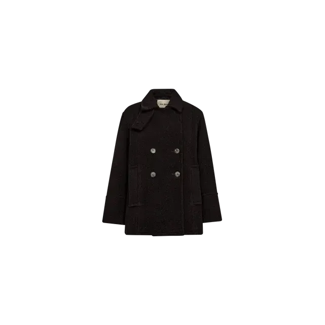 Mos Mosh, Charly Wool Jacket, Chocolate Tort-Mos Mosh-Minlillebutik.dk