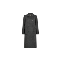 Mos Mosh, Lucca Loisa Wool Coat, Mocking Bird-Mos Mosh-Minlillebutik.dk