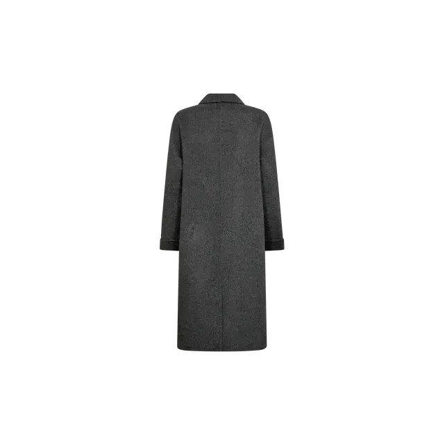 Mos Mosh, Lucca Loisa Wool Coat, Mocking Bird-Mos Mosh-Minlillebutik.dk