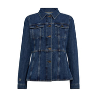 Mos Mosh, MMCintura Odak Shirt, Blue-Mos Mosh-Minlillebutik.dk