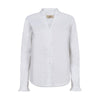 Mos Mosh, MMHassie Pleat Shirt, White-Mos Mosh-Minlillebutik.dk
