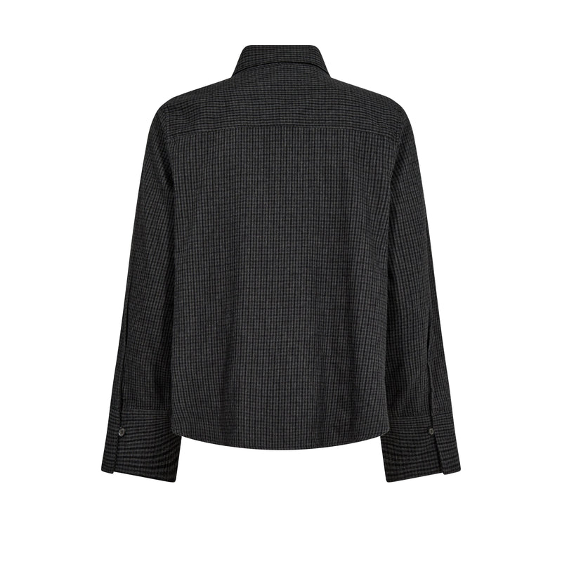 Mos Mosh, MMAyen Check Shirt, Phantom-Mos Mosh-Minlillebutik.dk