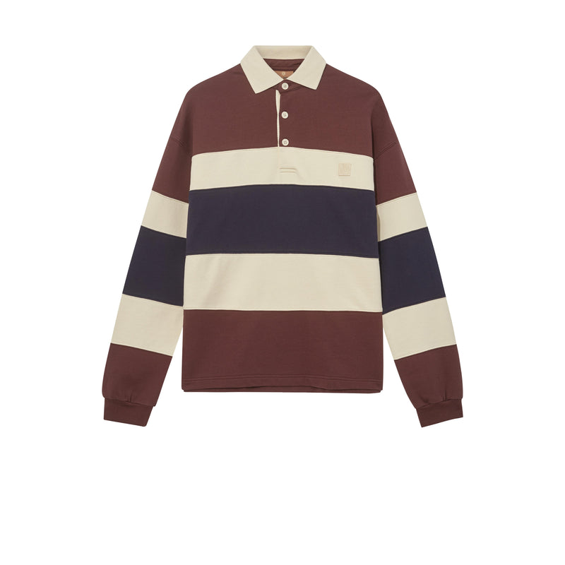 Mos Mosh Gallery, MMGGraham Polo Sweat, Total Eclipse-Mos Mosh Gallery-Minlillebutik.dk