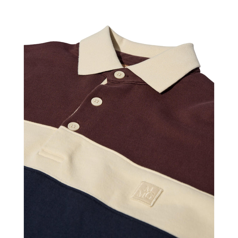 Mos Mosh Gallery, MMGGraham Polo Sweat, Total Eclipse-Mos Mosh Gallery-Minlillebutik.dk