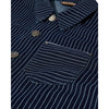 Mos Mosh Gallery, MMGMapham Stripe Denim Jacket, Dark Blue-Mos Mosh Gallery-Minlillebutik.dk