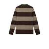 Mos Mosh Gallery, MMGRoyal Preppy LS Polo Knit, Chocolate Brown-Mos Mosh Gallery-Minlillebutik.dk