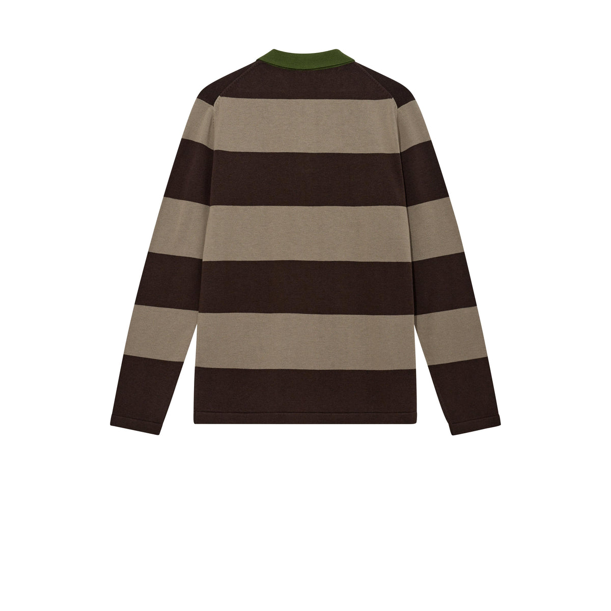 Mos Mosh Gallery, MMGRoyal Preppy LS Polo Knit, Chocolate Brown-Mos Mosh Gallery-Minlillebutik.dk