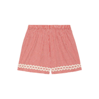 Sissel Edelbo, Abelone Shorts, Red Flower-Sissel Edelbo-Minlillebutik.dk