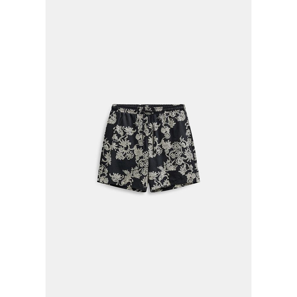 Anerkjendt, Shark Aop Badeshorts, Caviar