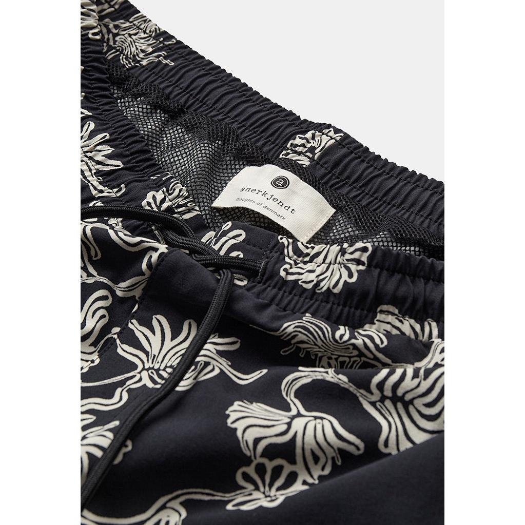 Anerkjendt, Shark Aop Badeshorts, Caviar