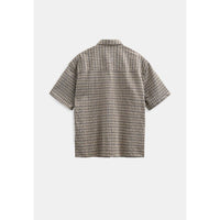 Anerkjendt, Otto Small Check SS Shirt, Teak-Anerkjendt-Minlillebutik.dk