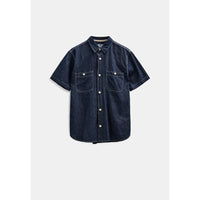 Anerkjendt, Theshirt Chambray SS Shirt, Sky Captain-Anerkjendt-Minlillebutik.dk