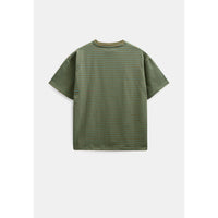 Anerkjendt, Villads Stripe S/S Tee, loden green-Anerkjendt-Minlillebutik.dk