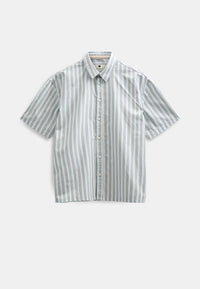 Anerkjendt, AKOtto Poplin Stripe SS Shirt, Light Blue
